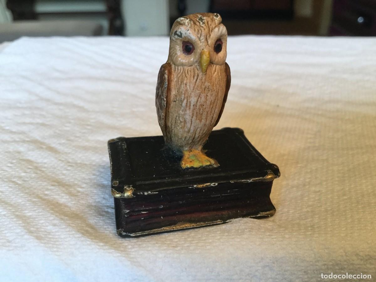 Kunst: UN BRONCE DE VIENA DE UN B&Uacute;HO TENEMOS UN LIBRO. - BRONCE (DORADO/PLATEADO/PATINADO/PINTADO EN FR&Iacute;O)