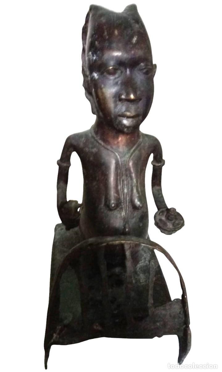 Art: BRONCE MATERNIDAD YORUBA. S.XVIII