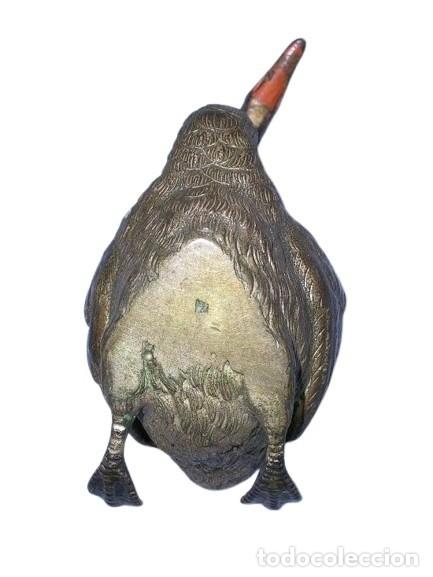 Arte: PATO DE BRONCE POLICROMADO - Foto 3