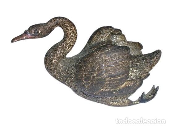 Arte: PATO DE BRONCE POLICROMADO - Foto 1