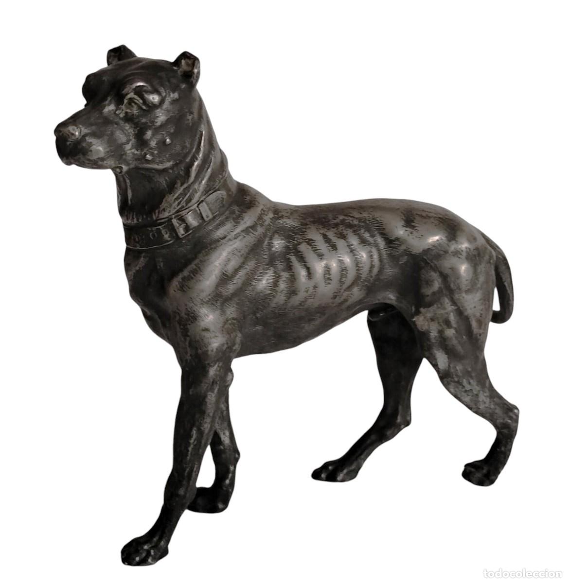 Arte: &rdquo;WMF / GEISLINGEN - FRITZ DILLER (1875-1945) - &rdquo;&rdquo;ESCULTURA DE PERRO&rdquo;&rdquo;&rdquo;