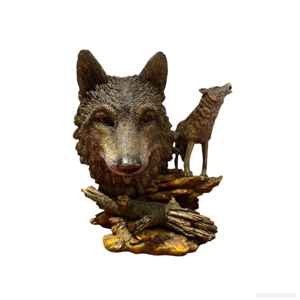 Art: &rdquo;&rdquo;&rdquo;BERGMAN&rdquo;&rdquo; BRONCE PINTADO EN FRIO DE LOBO&rdquo;