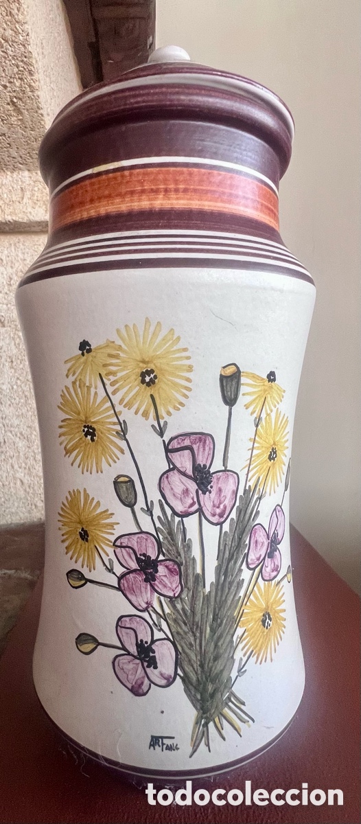 Art: Cer&aacute;mica . Bote con tapa . Inspiraci&oacute;n natural, r&uacute;stica.