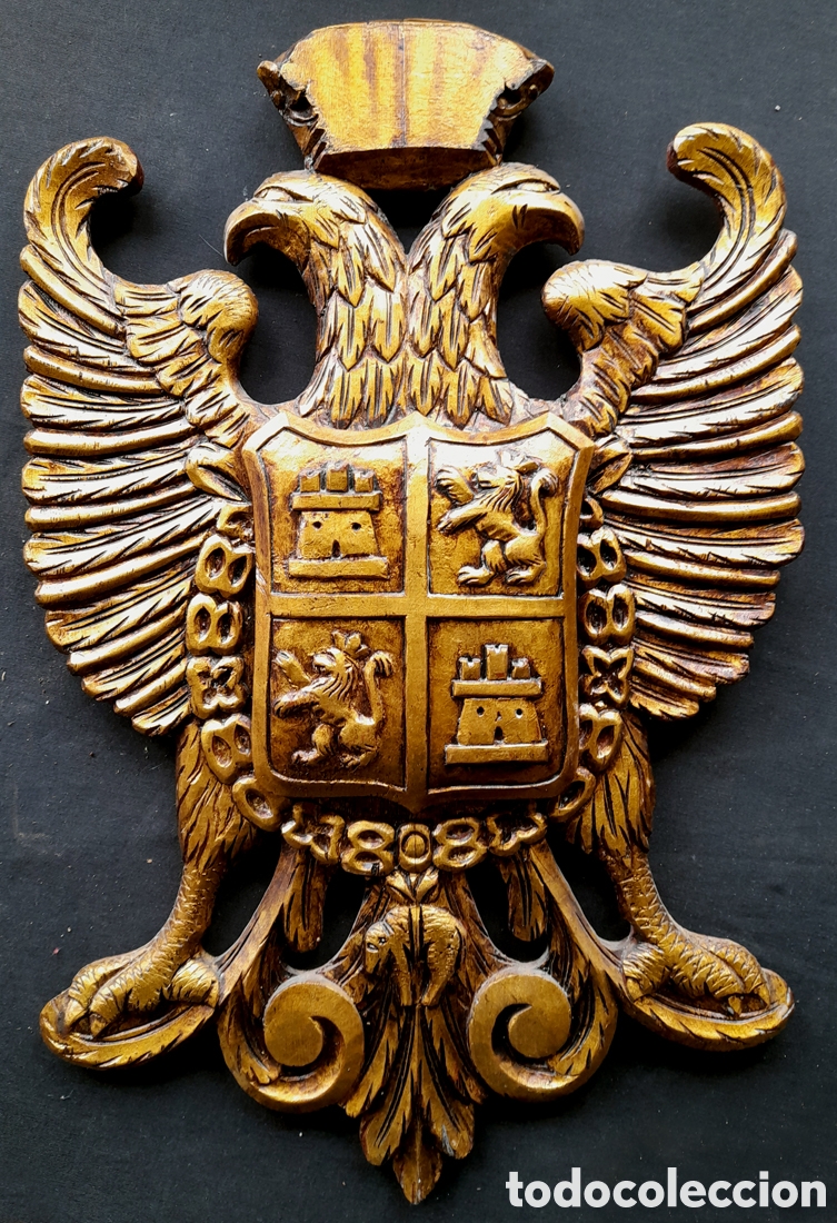 Arte: Escudo Toledo Tallado Mano 1969