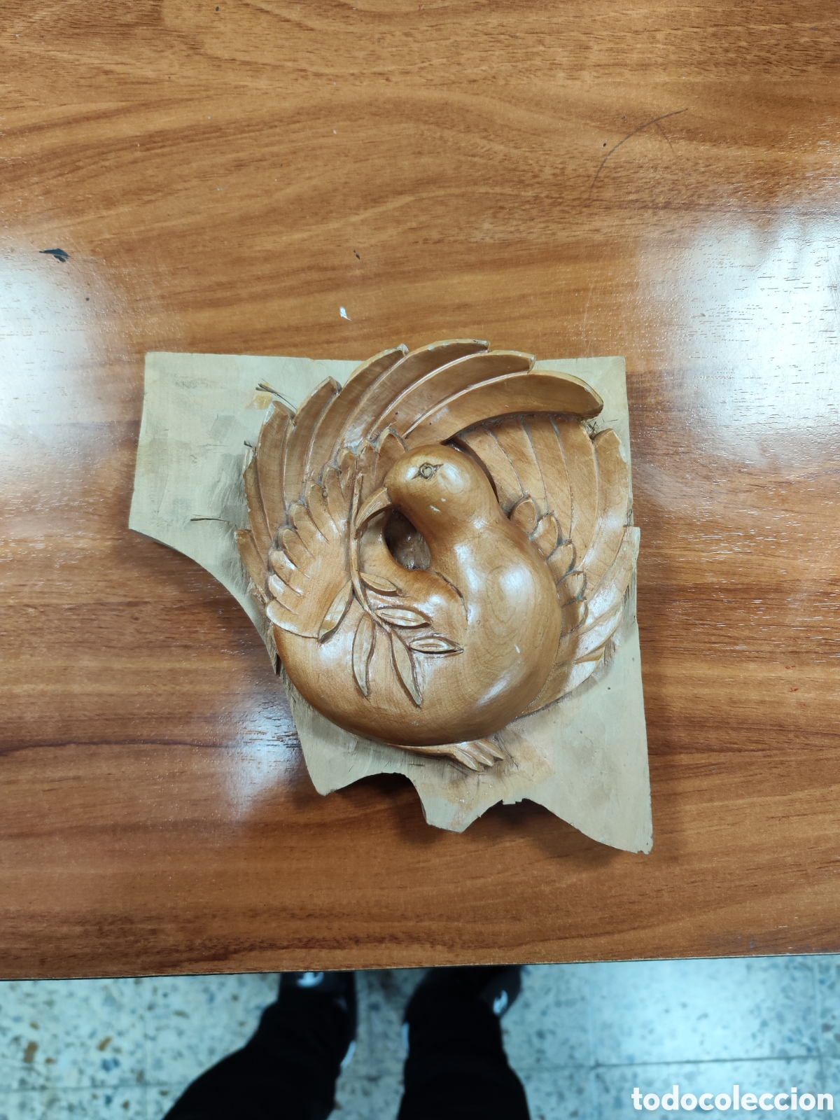 Arte: Paloma madera lenga escultor clavero