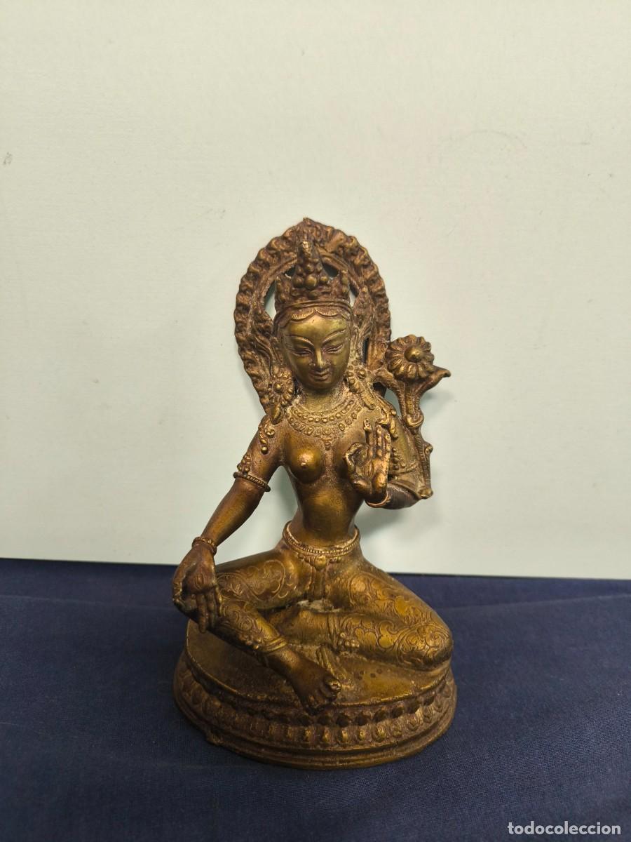 Arte: DIOSA BUDISTA TARA EN BRONCE - Foto 1