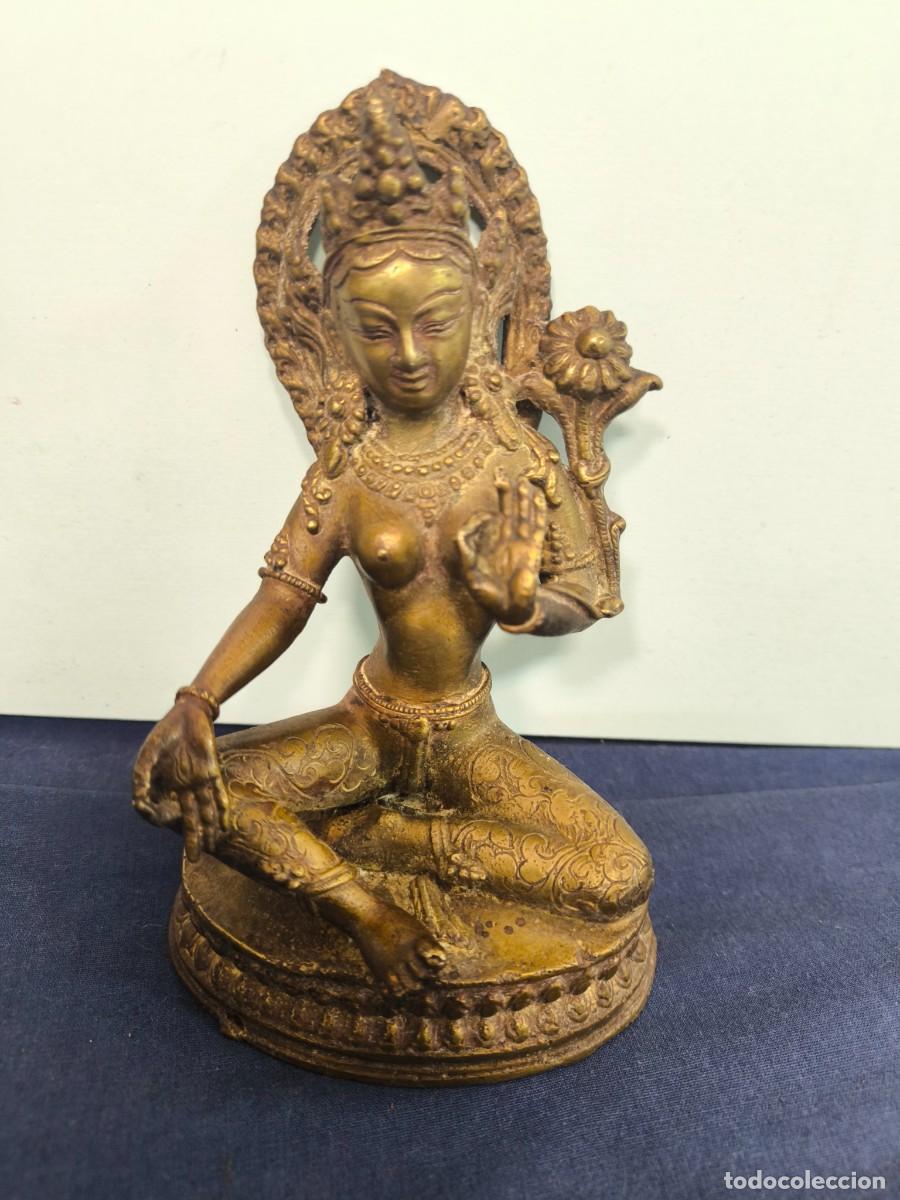 Arte: DIOSA BUDISTA TARA EN BRONCE - Foto 3