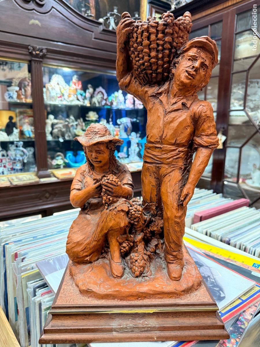 Arte: ESCULTURA EN TERRACOTA POR EL ARTISTA GADITANO NANDO - MEDIDA 50 CM - CADIZ