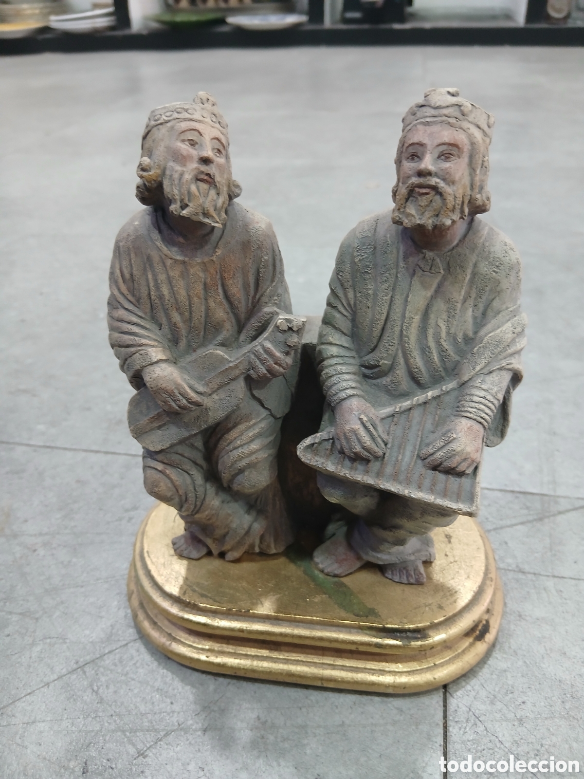 Arte: Escultura en terracota G&aacute;rgola. Profetas Santiago Compostela. (L68)