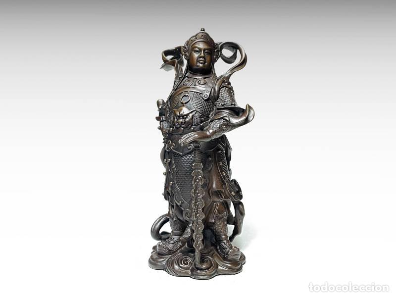 Arte: Escultura de bronze - General Guan Yu (1208)