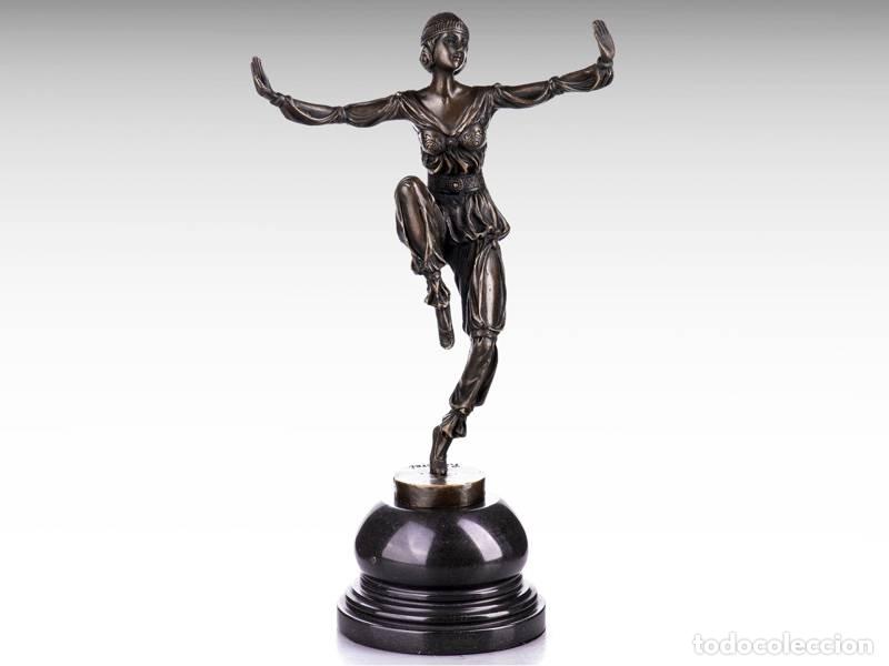 Art: Escultura de bronze - Dan&ccedil;arina (Pierre Laurel) (1193)