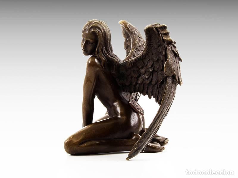 Kunst: Escultura de bronze - Anjo (1160)