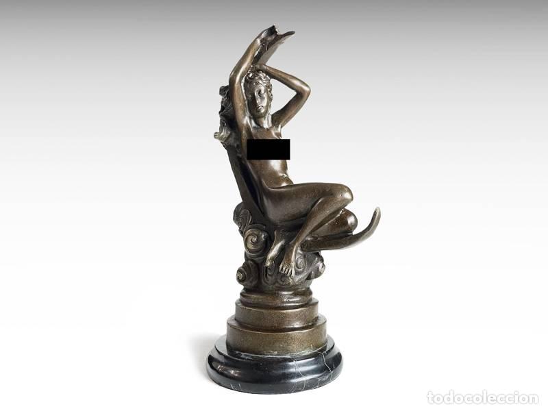 Art: Escultura de bronze - Mulher Ninfa (1176)