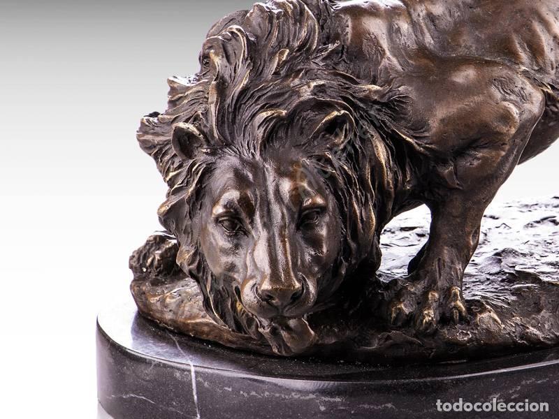 Arte: Escultura de bronze - Le&atilde;o (1240)