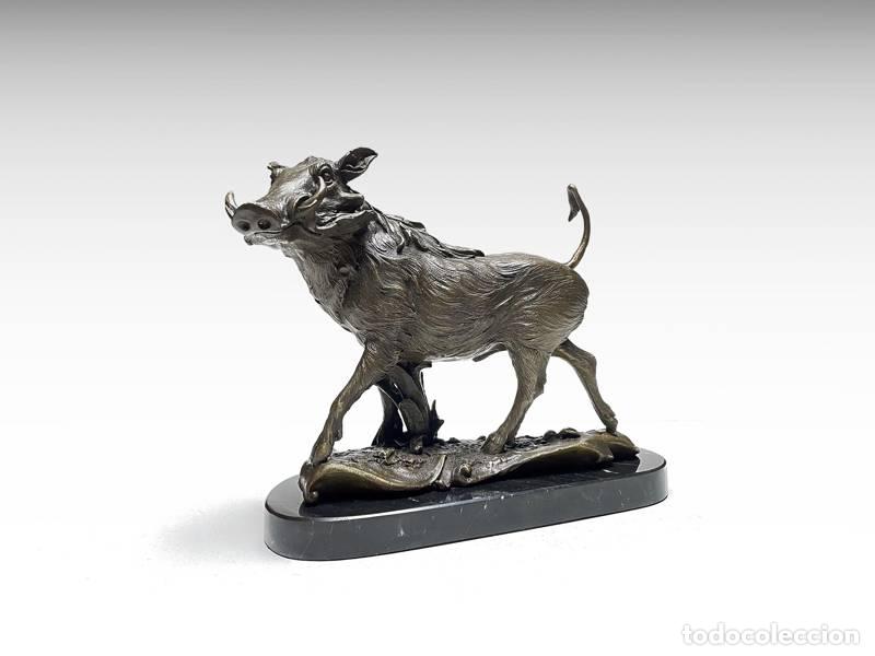 Arte: Escultura de bronze - Javali (1209)