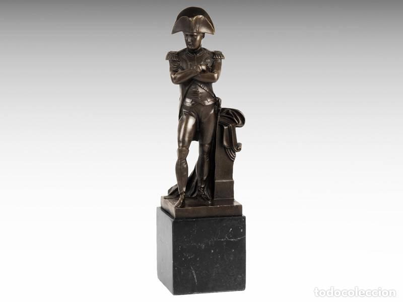 Arte: Escultura de bronze - Napole&atilde;o Bonaparte (1136)