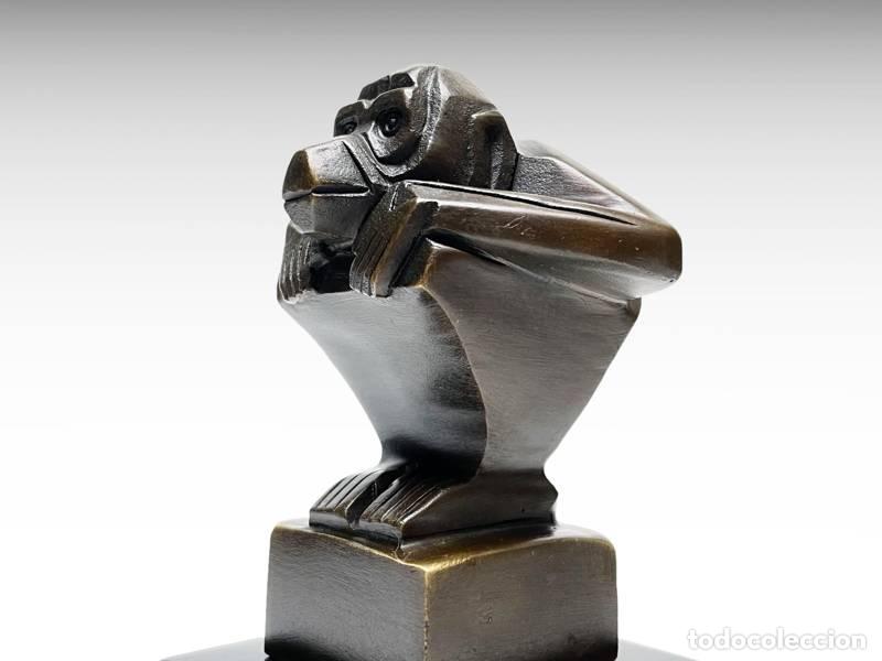 Kunst: Escultura de bronze - Macaco - Art Deco (2062)
