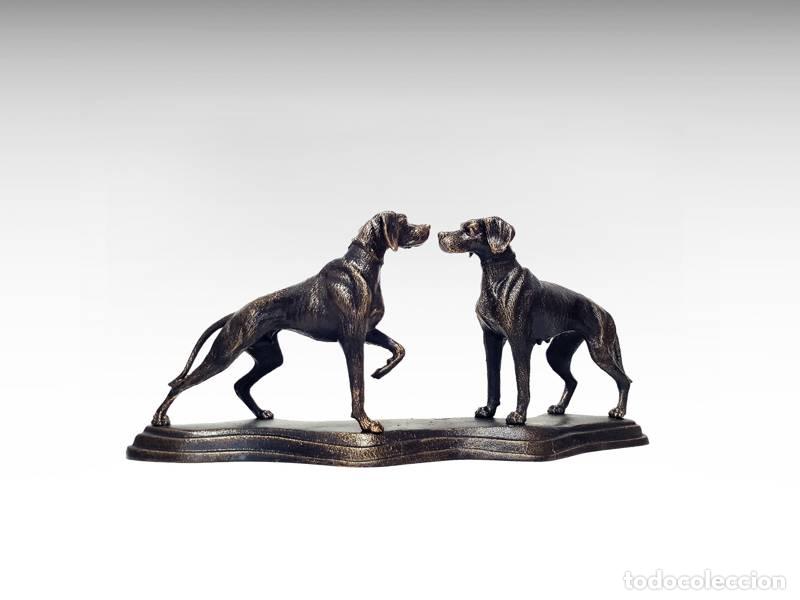 Kunst: Escultura de ferro fundido - Galgo vintage (1500)