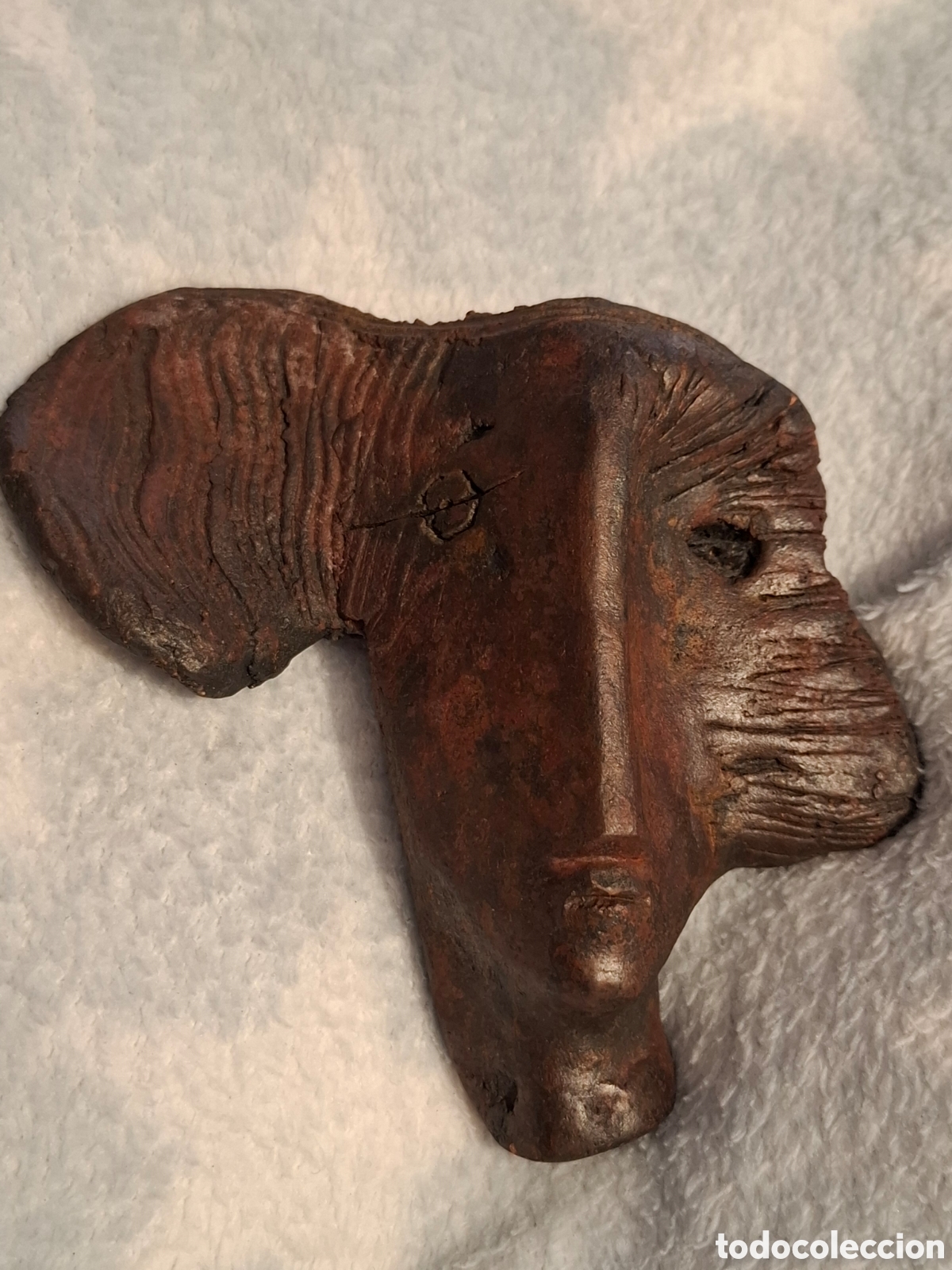 Arte: ESCULTURA EN TERRACOTA PATINADA INFORMALISMO ESPA&Ntilde;OL