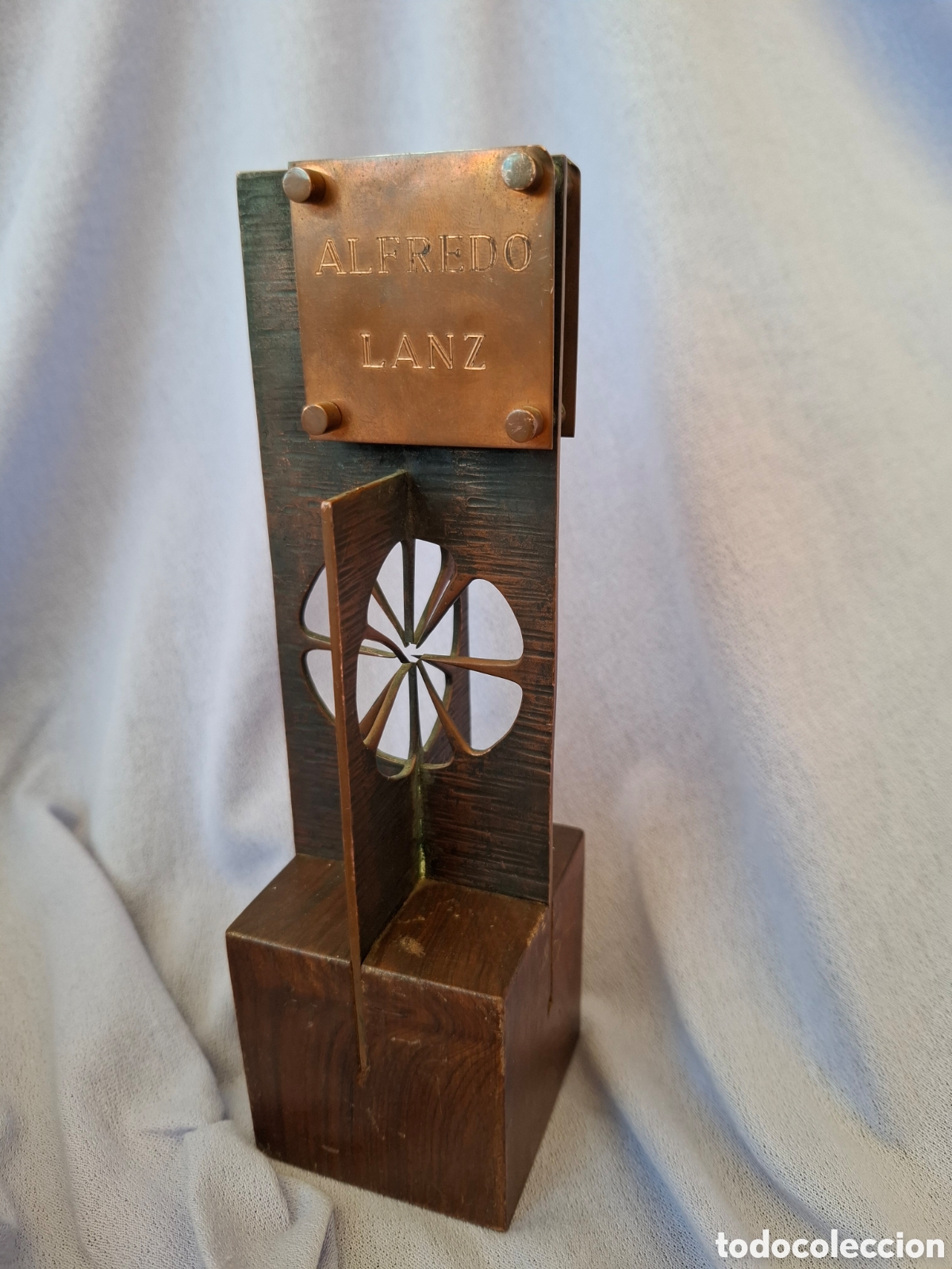 Arte: ESCULTURA DE BRONCE INFORMALISMO ESPA&Ntilde;OL AUTOR ALFREDO LANZ ARTE CONTEMPORANEO COTIZADO