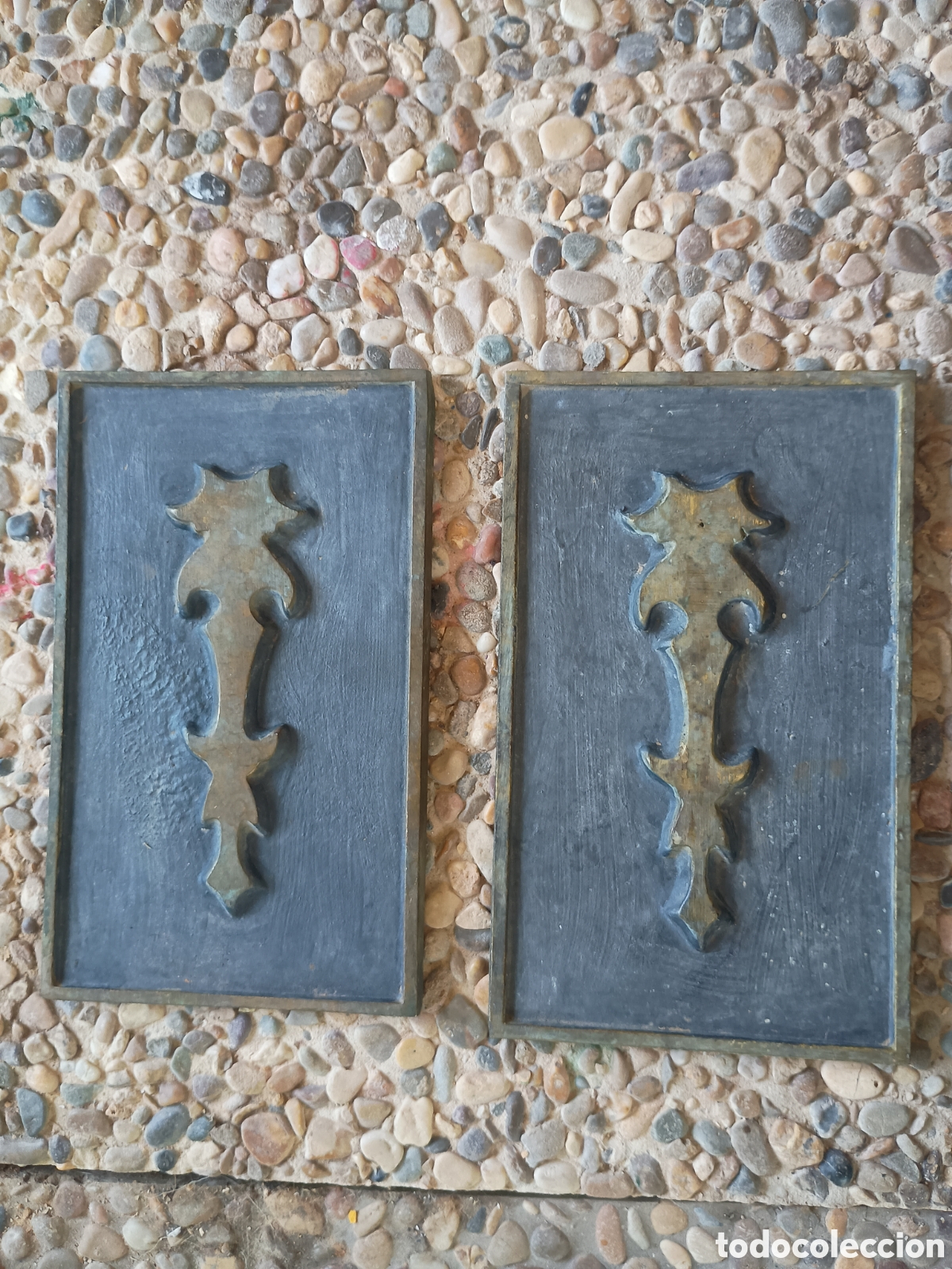 Arte: Placas de bronce macizo