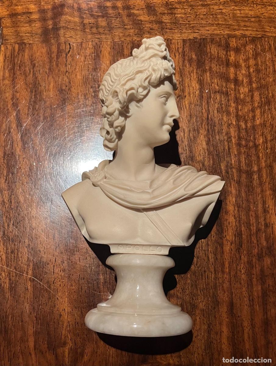 Arte: Busto de Apolo alabastro - Foto 1