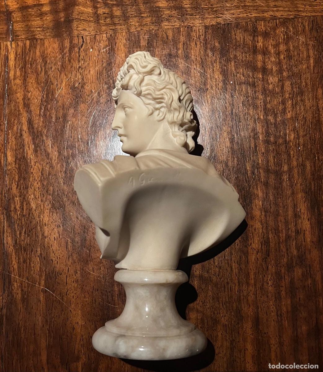 Arte: Busto de Apolo alabastro - Foto 2