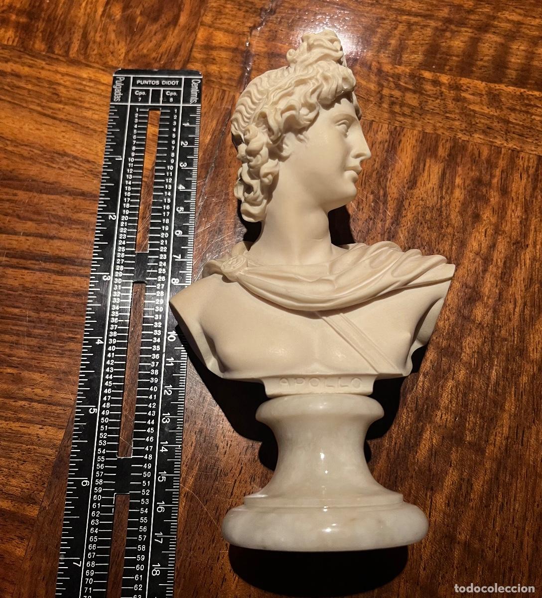 Arte: Busto de Apolo alabastro - Foto 5