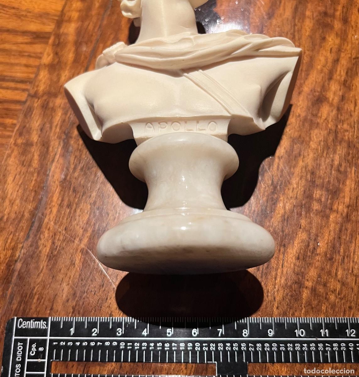 Arte: Busto de Apolo alabastro - Foto 6