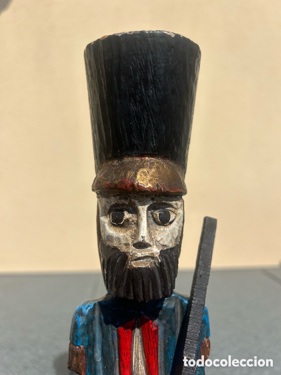 Art: Escultura de madera SOLDADO NAPOLEON