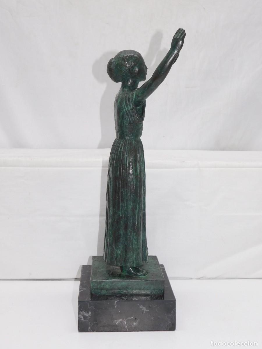 Arte: ESCULTURA DE BRONCE - DAMA - Foto 6