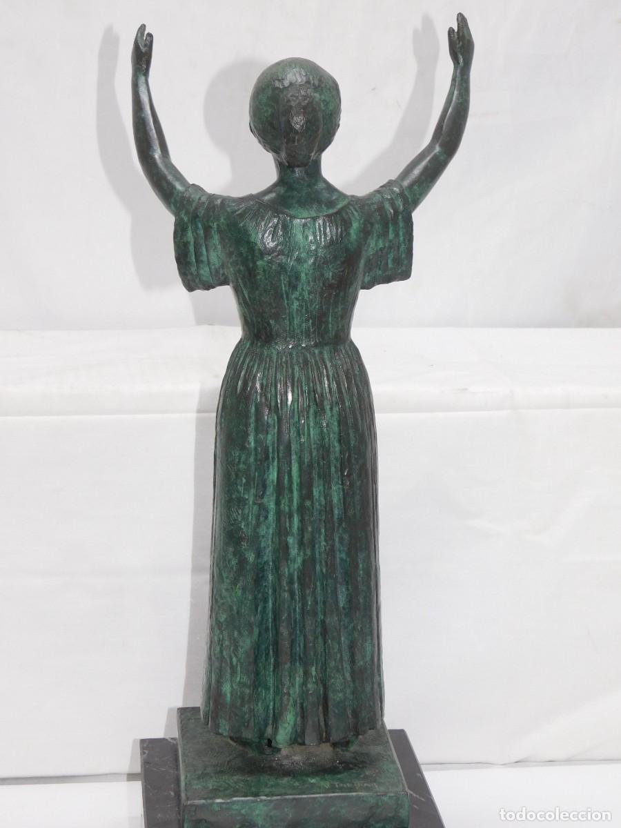 Arte: ESCULTURA DE BRONCE - DAMA - Foto 8