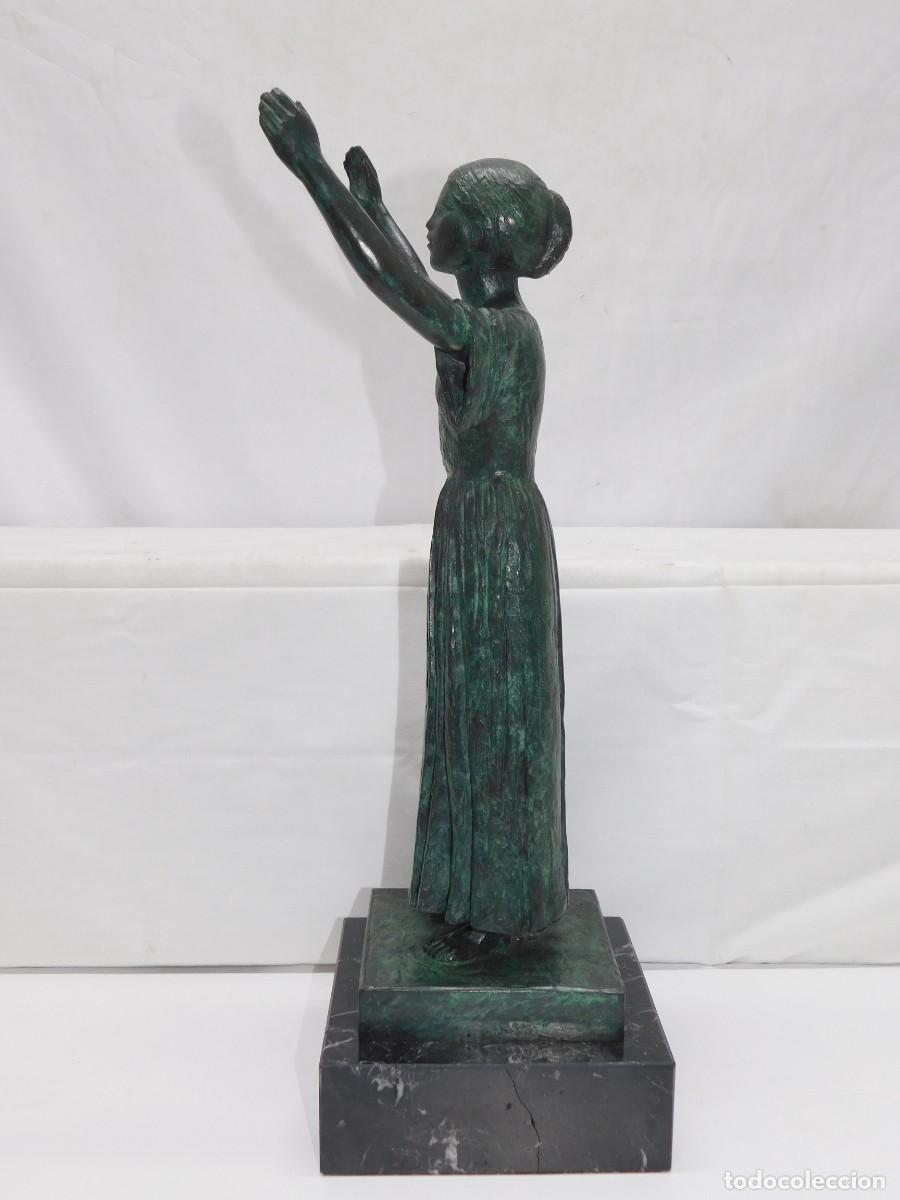 Arte: ESCULTURA DE BRONCE - DAMA - Foto 11