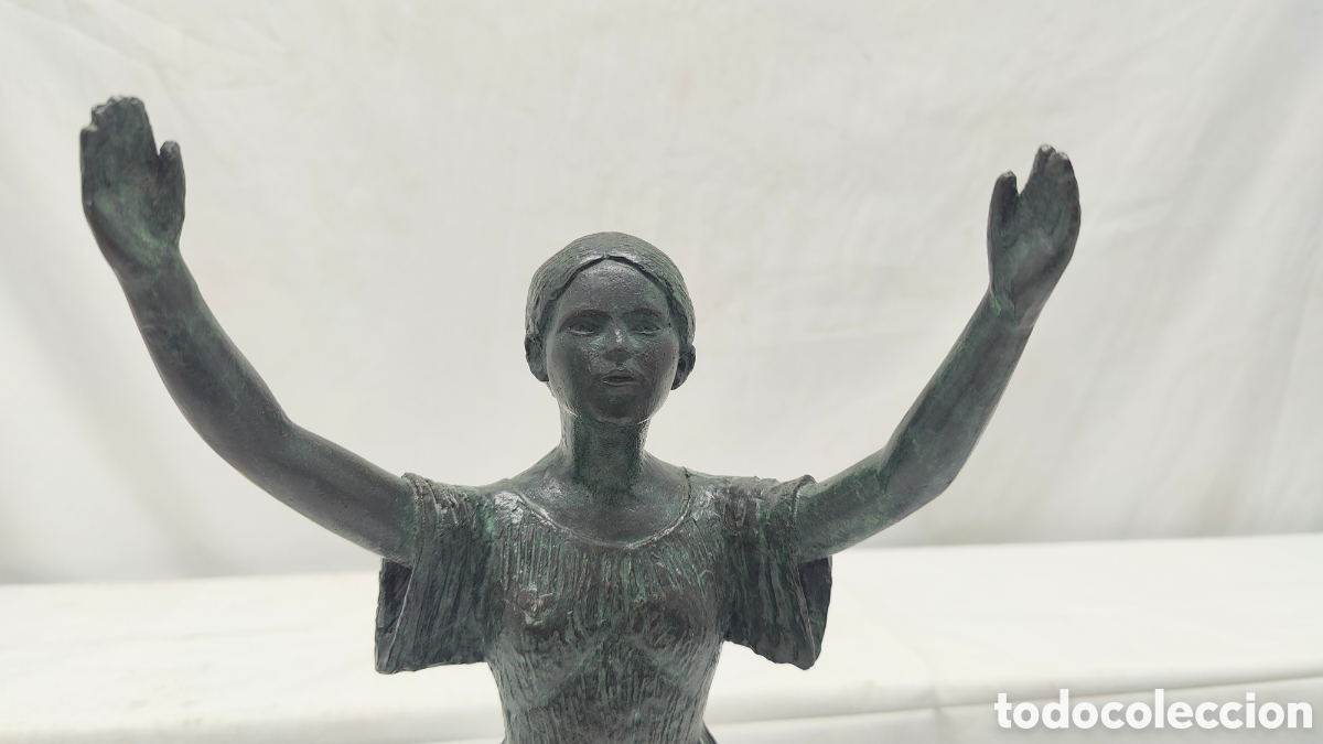 Arte: ESCULTURA DE BRONCE - DAMA - Foto 15
