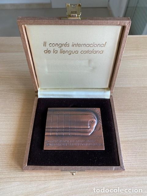 Arte: MEDALLA JOSEP MARIA SUBIRACHS II CONGRES INTERNACIONAL LLENGUA CATALANA 1986