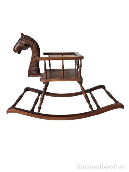 Arte: Caballito Balanc&iacute;n - Mecedora para Ni&ntilde;o - Talla de Madera