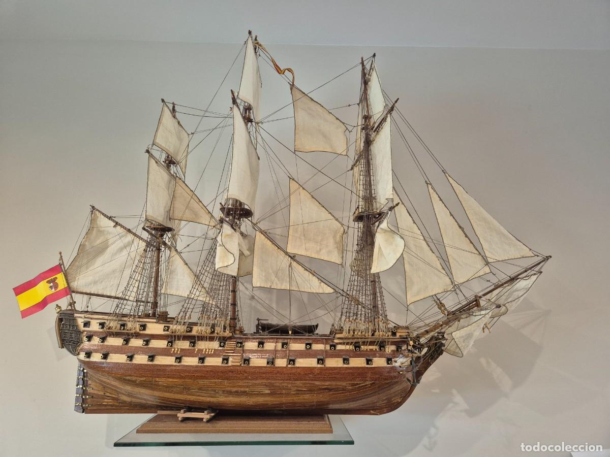 Arte: Maqueta barco realizada a mano