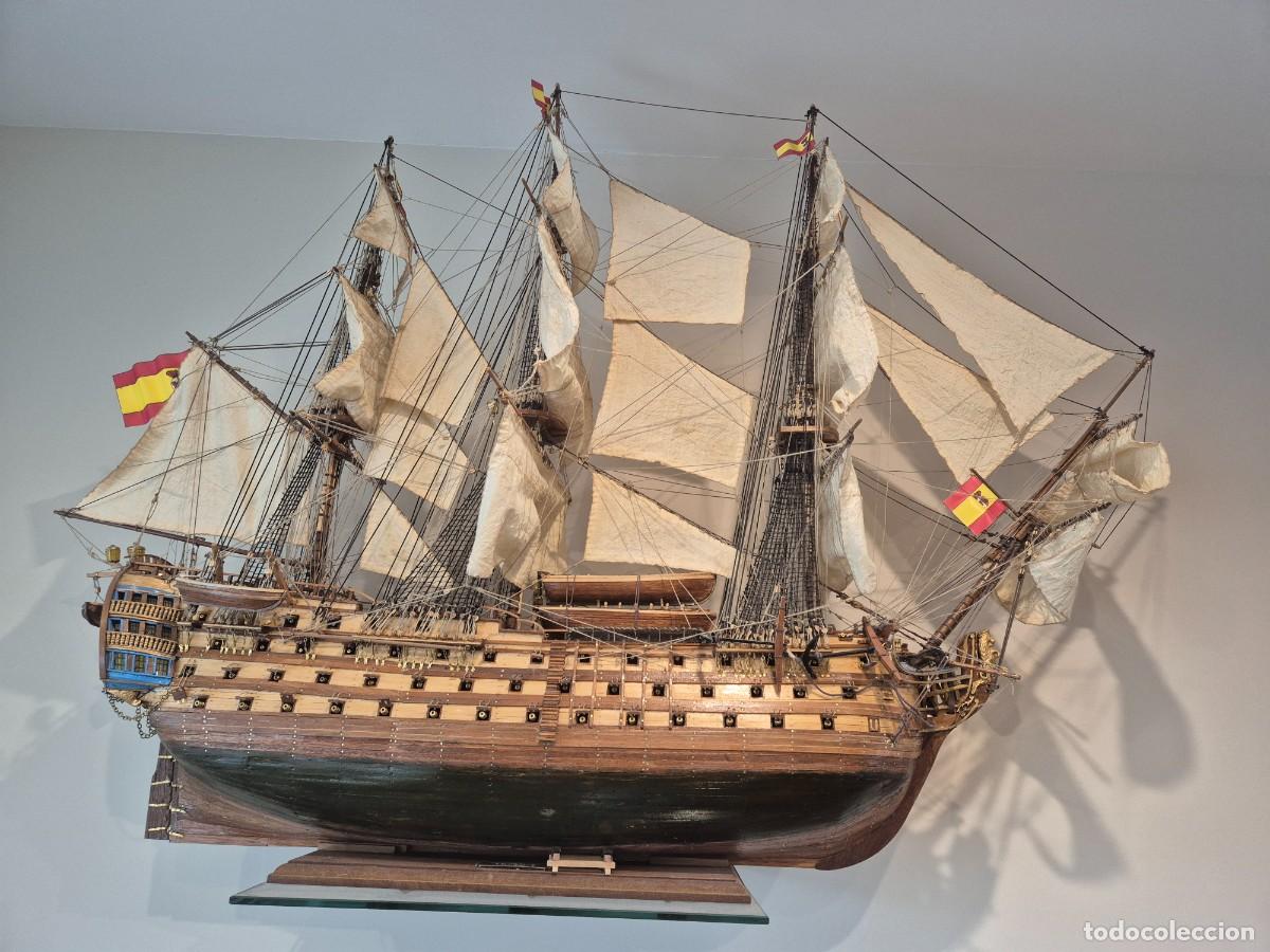 Arte: Maqueta barco realizada a mano