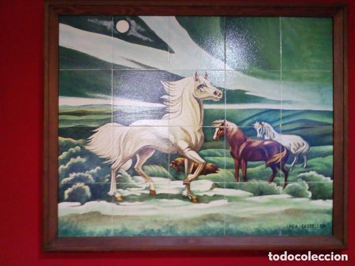 Arte: impresionante cuadro de azulejos INCA CASTELLON