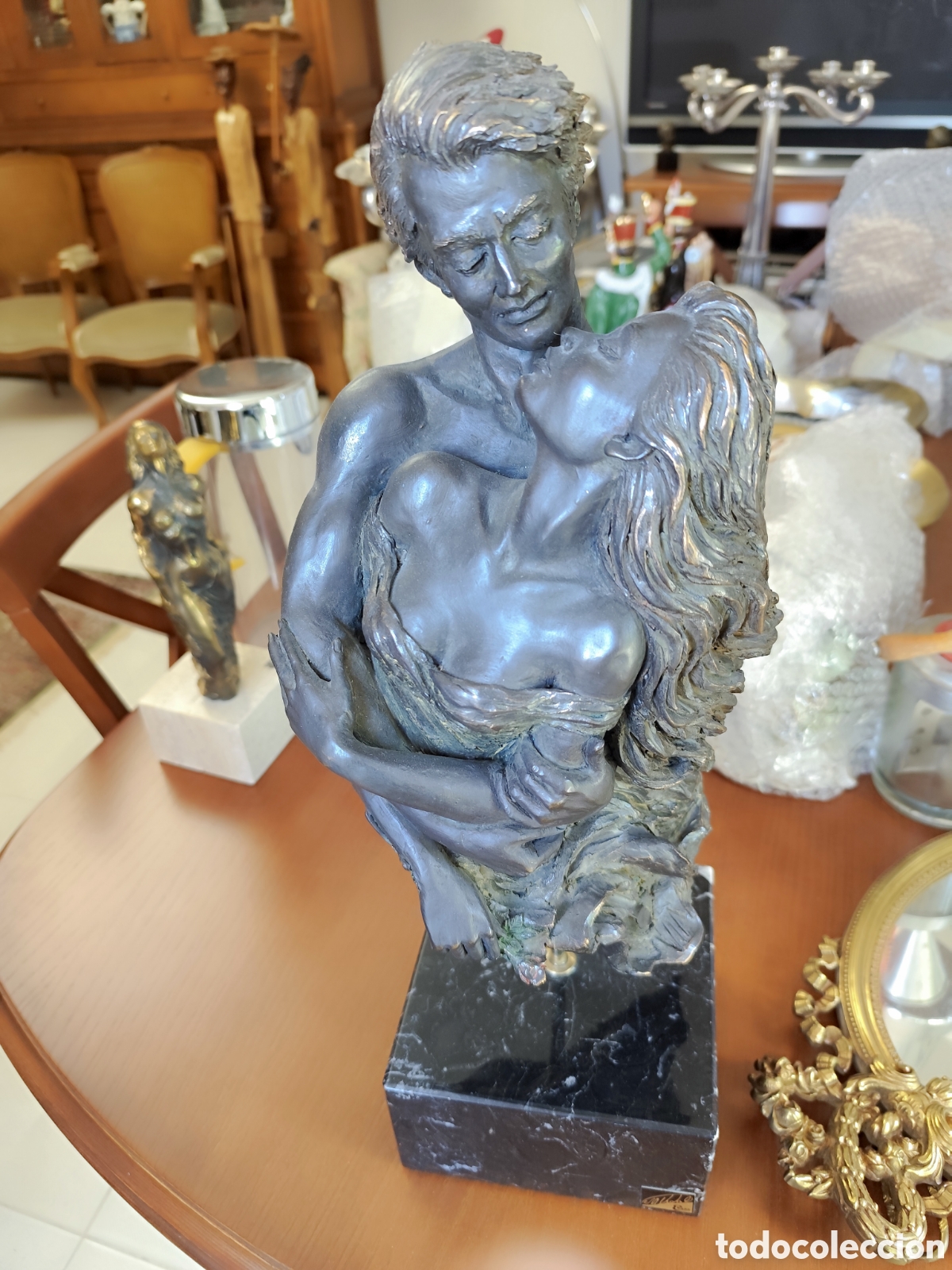 Arte: Escultura de Bronce &rdquo;El Abrazo&rdquo; - Manuel Vidal (Fundici&oacute;n &Eacute;bano)