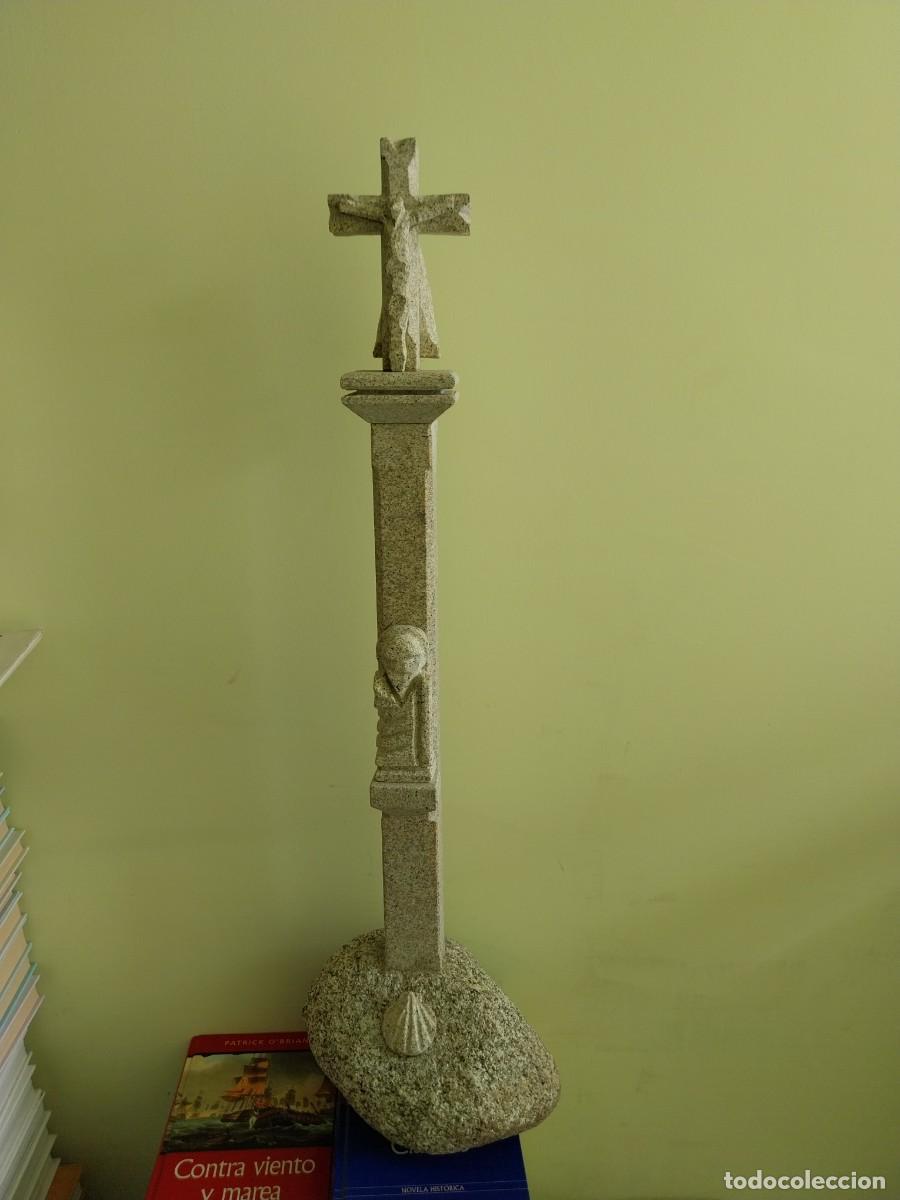 Arte: CRUCERO EN PIEDRA DE GRANITO -- ARTESANIA DE GALICIA --