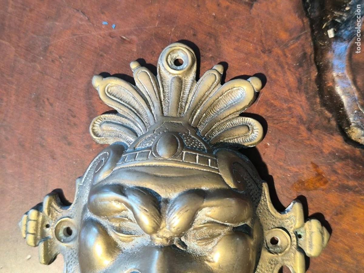 Arte: MASCARA CARETA DE ASTERIX EN BRONCE - Foto 2