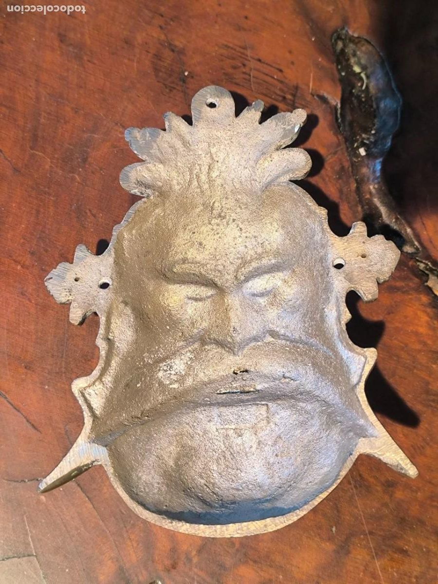 Arte: MASCARA CARETA DE ASTERIX EN BRONCE - Foto 4