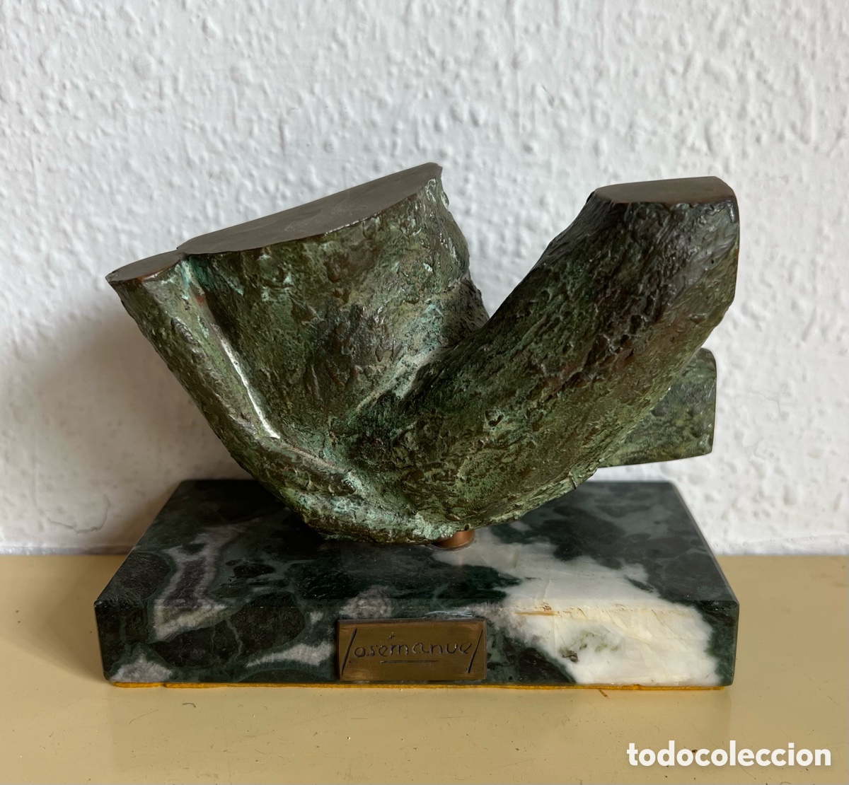 Arte: ESCULTURA ABSTRACTA EN BRONCE FIRMADA &rdquo;JOSEMANUEL&rdquo;&ndash; ARTE MODERNO / VINTAGE