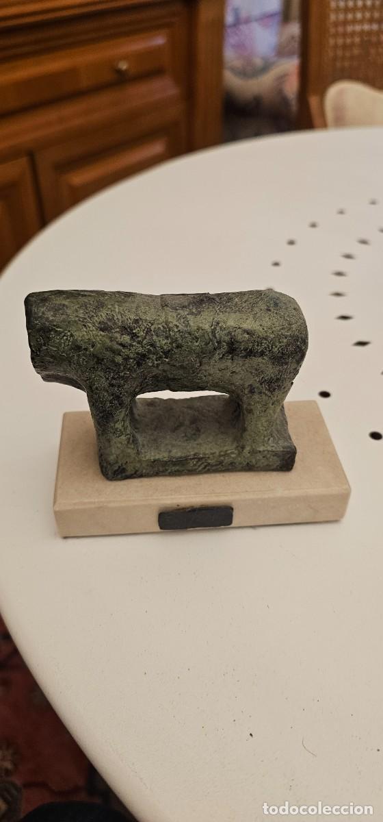 Arte: Preciosa escultura berraco Salamanca Puente Bronce