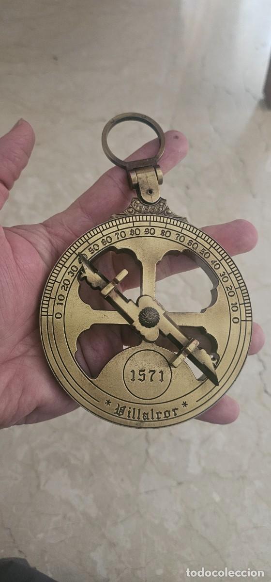 Arte: Astrolabio nautico bronce - Foto 1