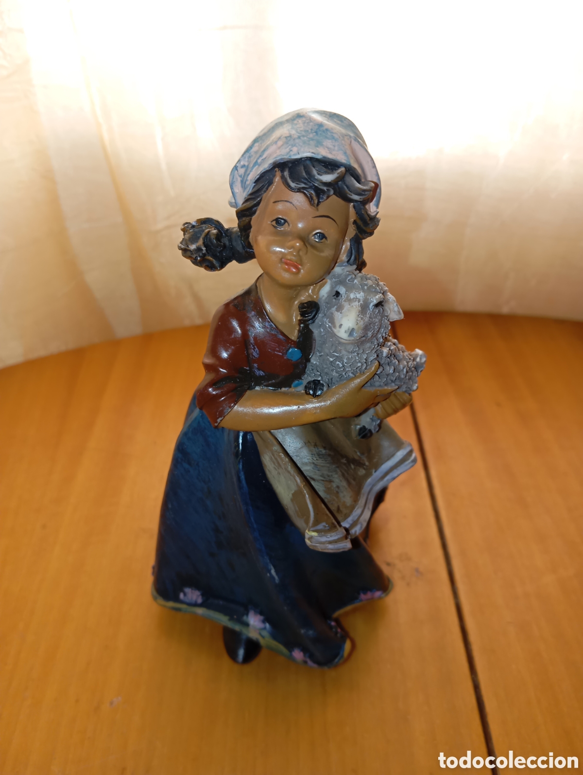 Arte: Campesina figura resina
