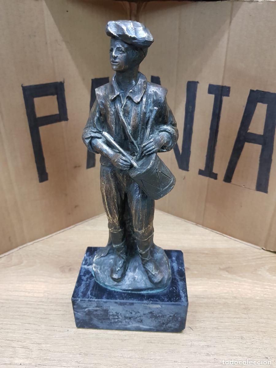 Arte: TAMBORILLERO DE BRONCE-CATALAN - Foto 1
