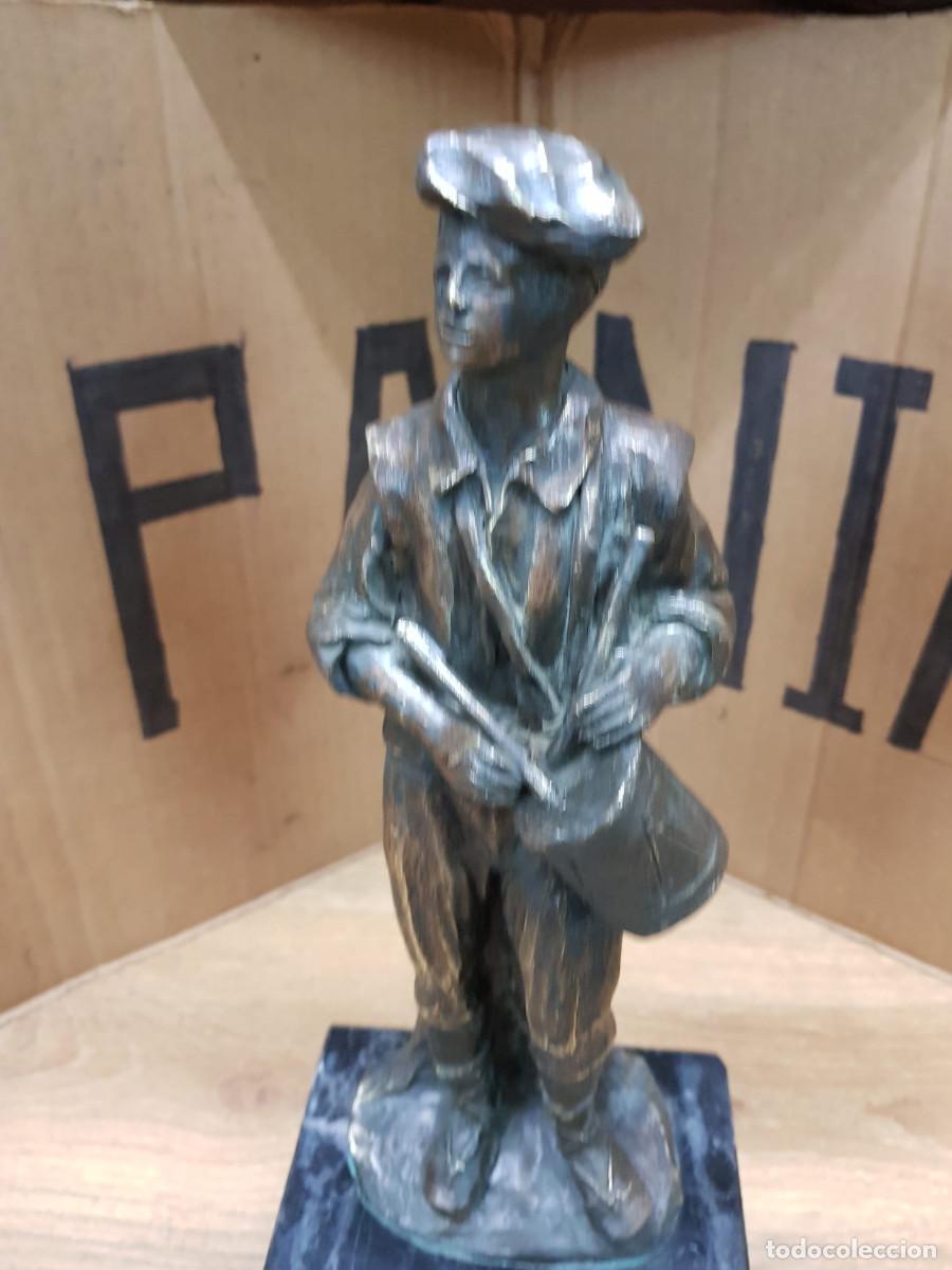 Arte: TAMBORILLERO DE BRONCE-CATALAN - Foto 2