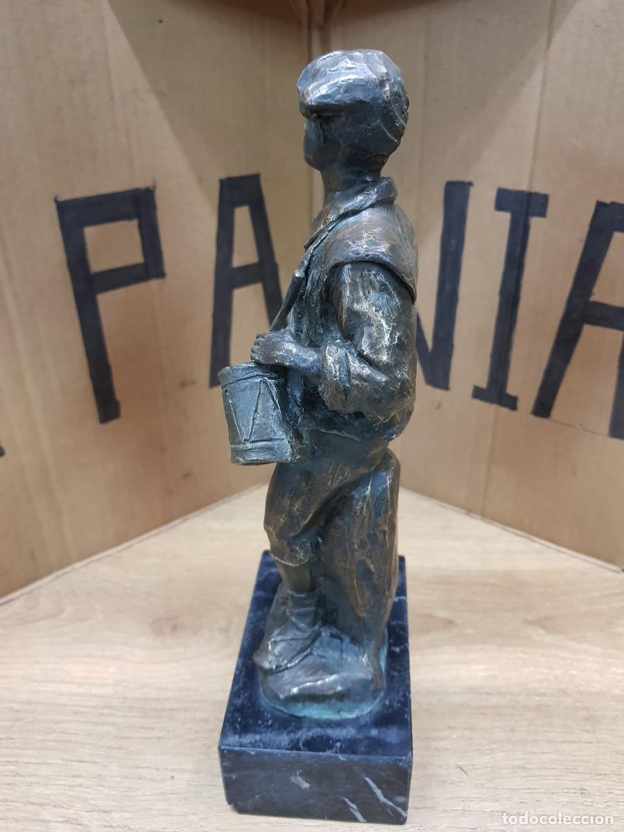 Arte: TAMBORILLERO DE BRONCE-CATALAN - Foto 3